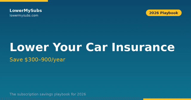 Car insurance cost breakdown — how to lower your auto premium in 2026